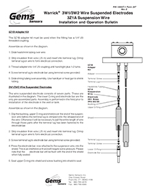 FS Warrick Controls Gems Sensors Series 3W Adapter Kit     3Z1B
